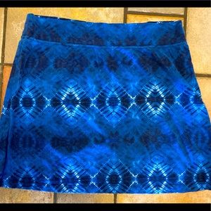 Patagonia Kiawah Cotton Tie Dye Skirt - Large